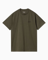 Carhartt WIP S/S Script Embroidery Erkek T-Shirt Cypress/Black