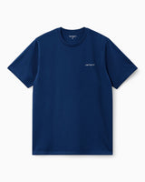 Carhartt WIP S/S Script Embroidery Erkek T-Shirt Elder/White