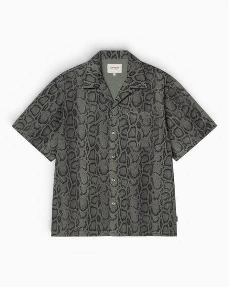 Carhartt WIP S/S Snake Camo Erkek Gömlek Sean Hamilton Print/Black