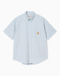 Carhartt WIP S/S Toland Erkek Gömlek Toland Stripe/Blue Fog
