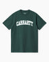 Carhartt WIP S/S University Erkek T-Shirt Botanic/White