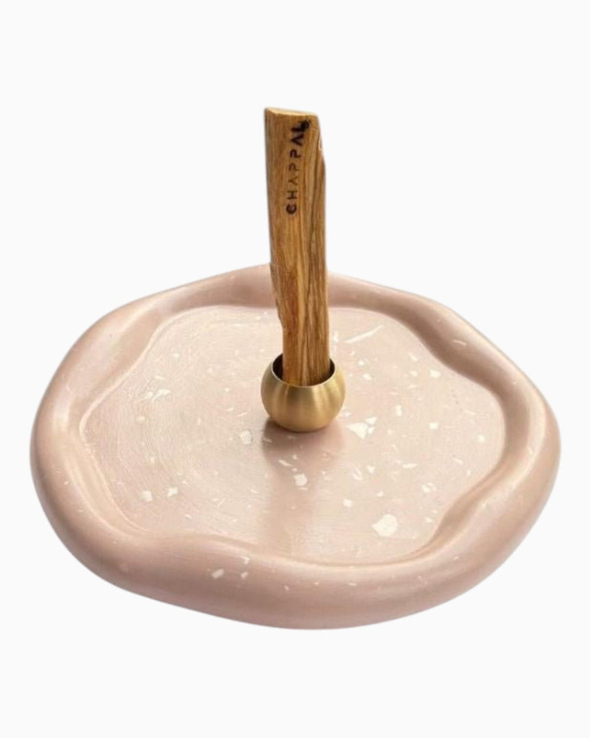 Chappal Terrazzo Pirinç Palo Santo Tütsülük