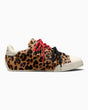 Converse Chuck Taylor Lo Leopard Pony Hair Kadın Sneaker Black/Egret/Red