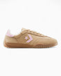 Converse Run Star Trainer Suede Kadın Sneaker Coastal Dune/Sugar Berry/Egret