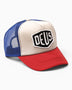 Deus Ex Machina Baylands Trucker Şapka Blue-Red
