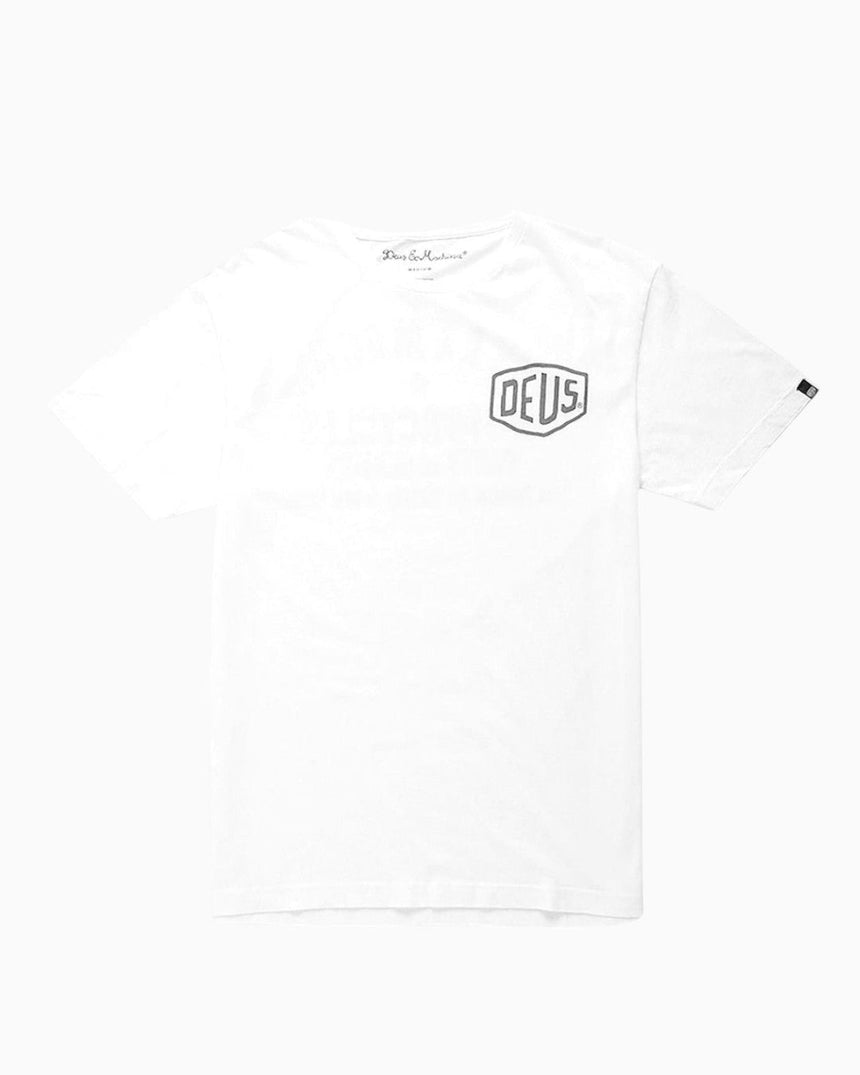 Deus Ex Machina Berlin Address Tee White