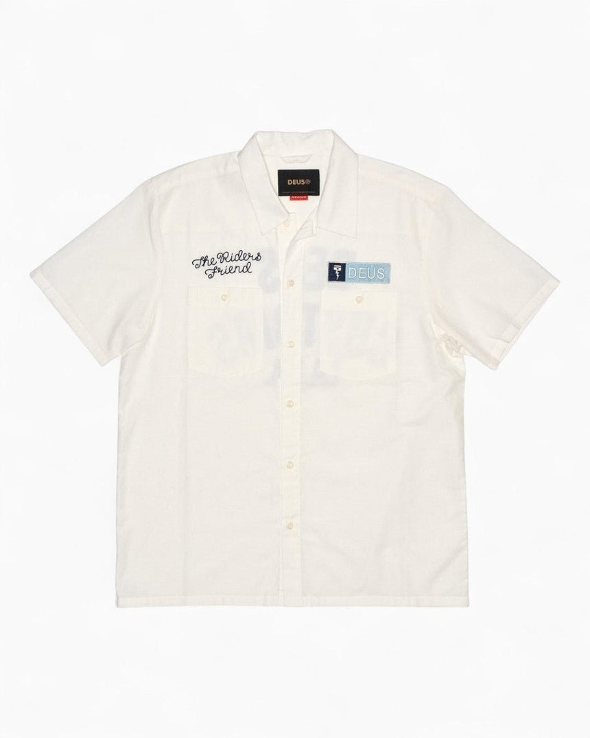 Deus Ex Machina Forecourt Erkek Gömlek Vintage White