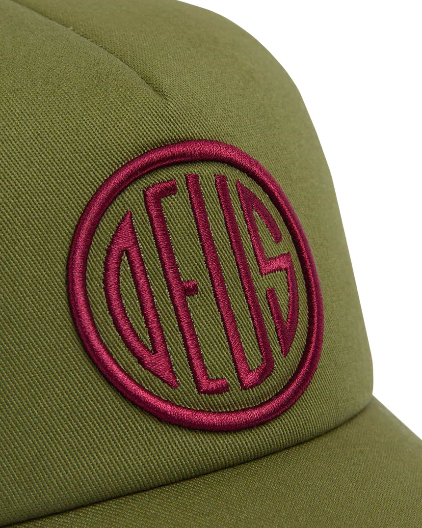 Deus Ex Machina Pill Logo Trucker Şapka