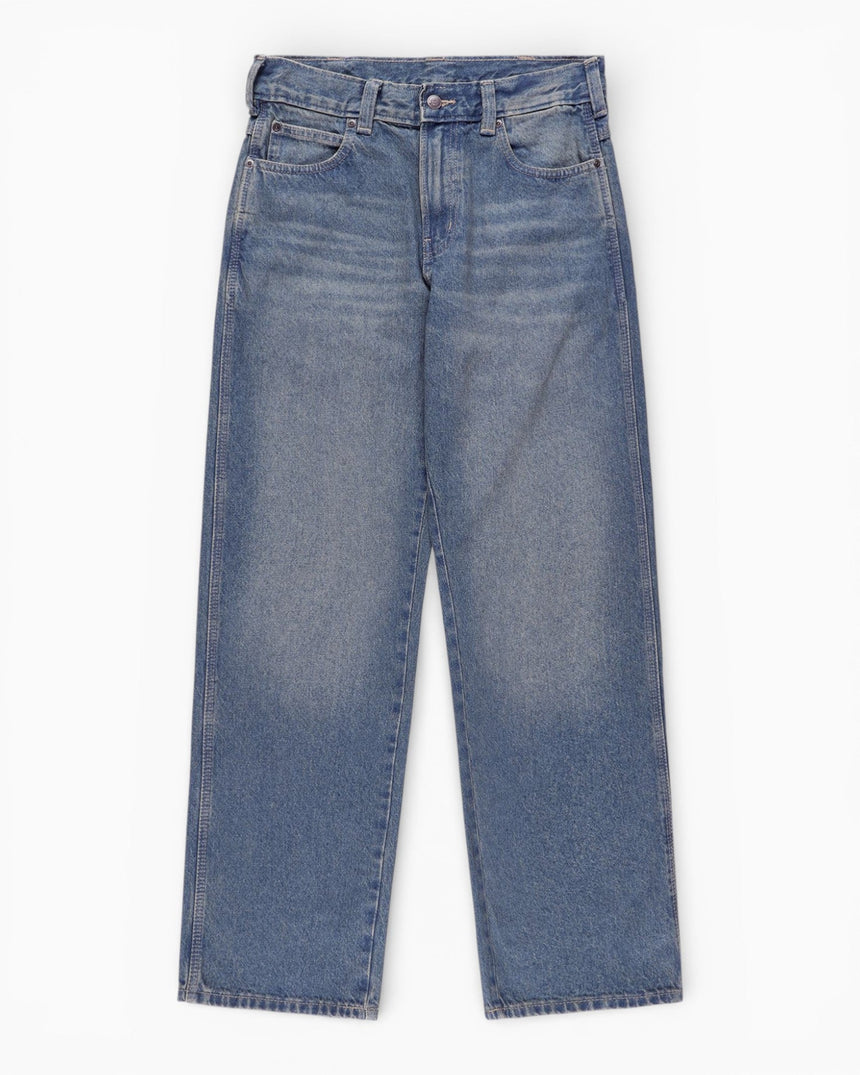 Dickies 954 Relaxed Straight Work Erkek Jean Pantolon Khaki Tinted Blue