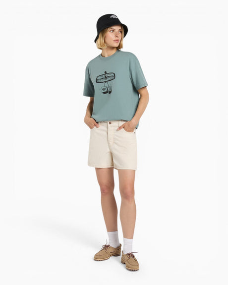 Dickies 984 5 Inch High Waist Jean Kadın Şort