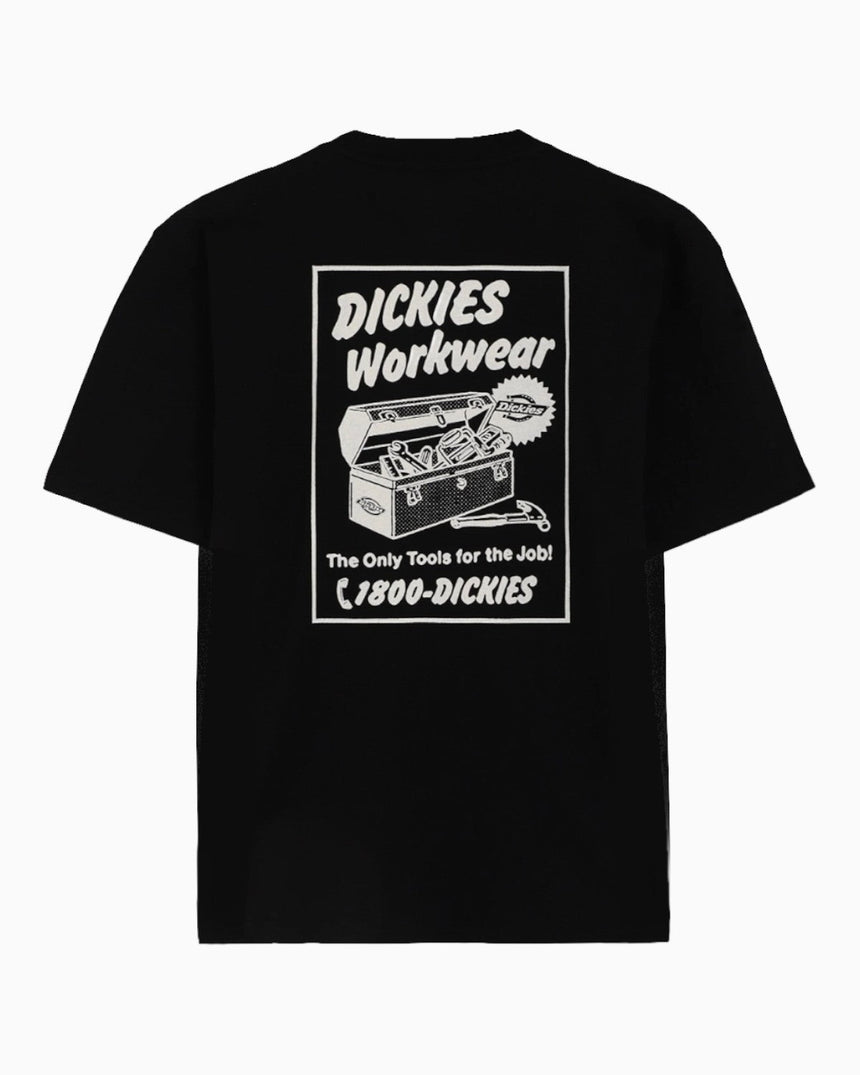 Dickies Dry Rige SS Erkek T-Shirt Black