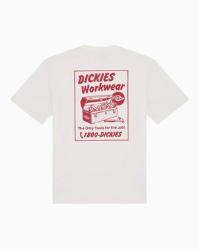 Dickies Dry Rige SS Erkek T-Shirt Egret