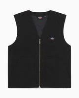 Dickies Duck Canvas Summer Erkek Yelek Stone Washed Black