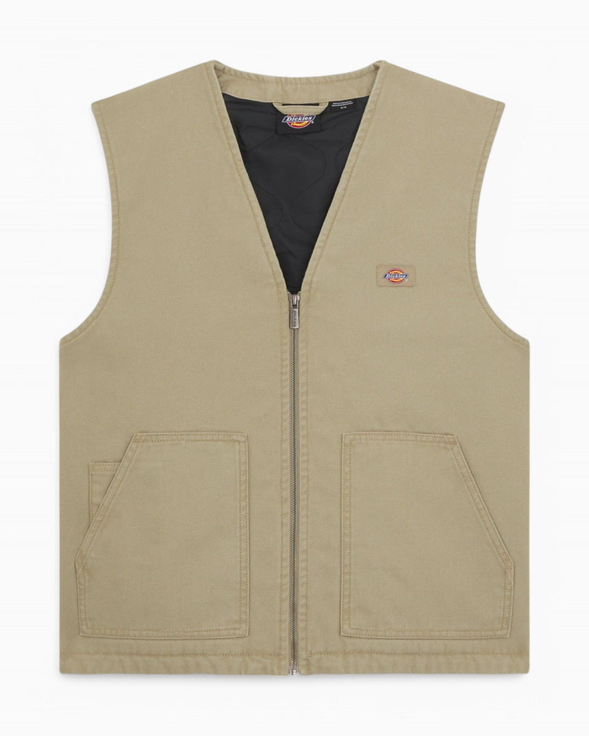 Dickies Duck Canvas Summer Erkek Yelek SW Desert Sand