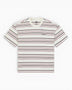 Dickies East Liberty Stripe SS Erkek T-Shirt Egret