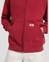Dickies Fostoria FZ Erkek Hoodie Garnet