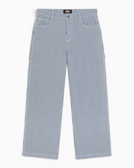 Dickies Hickory Loose Straight Carpenter Erkek Pantolon Retro Indigo