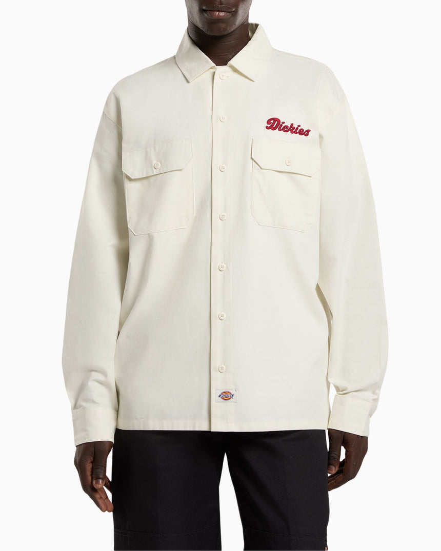 Dickies Lewistown Uzun Kollu Erkek Gömlek Egret