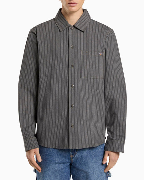 Dickies Lima Pinstripe Erkek Gömlek