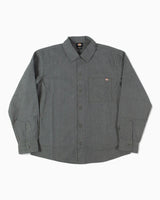 Dickies Lima Pinstripe Erkek Gömlek Charcoal
