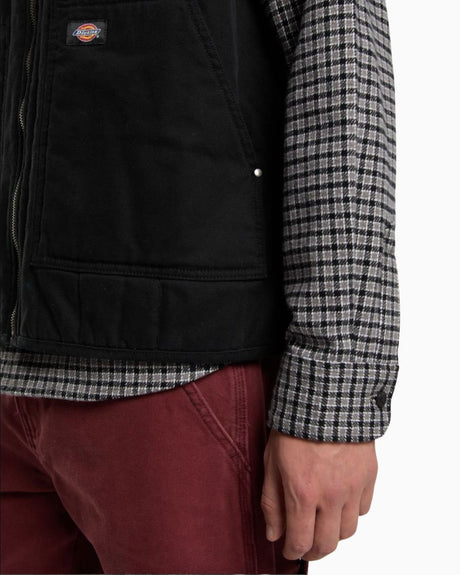 Dickies Quilted Canvas Erkek Yelek