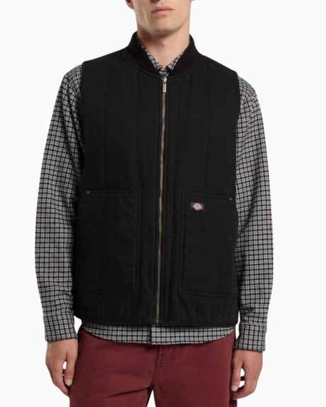 Dickies Quilted Canvas Erkek Yelek