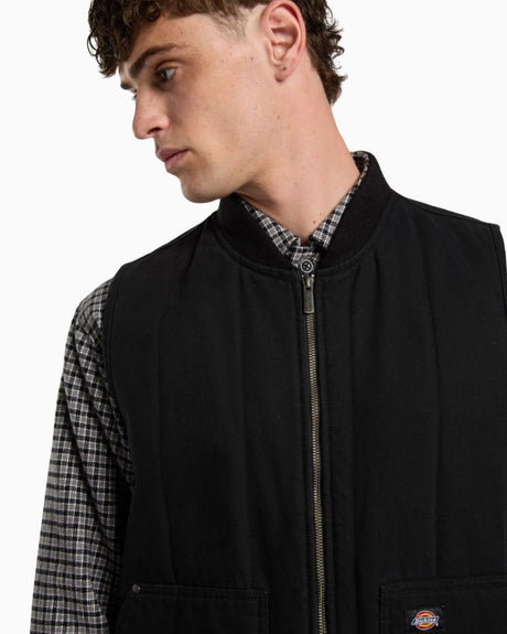 Dickies Quilted Canvas Erkek Yelek
