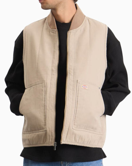 Dickies Quilted Canvas Erkek Yelek