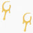 Dieci Dita Light Drip Earring Gold