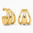Dieci Dita Pulsar Earrings Gold