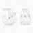 Dieci Dita Pulsar Earrings Silver