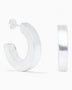 Dieci Dita Void Earrings Silver