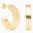 Dieci Dita Void Earrings Gold