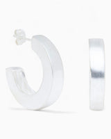 Dieci Dita Void Earrings Silver