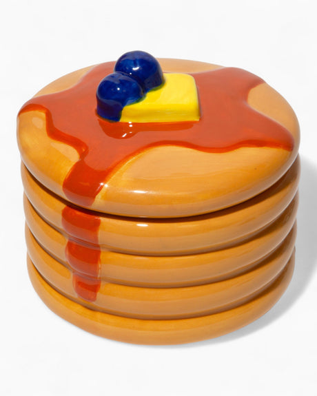 DOIY Design Good Morning Pankek Dekoratif Kutu Kahverengi