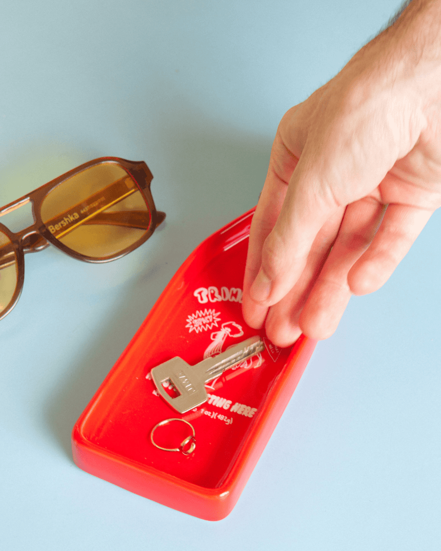 DOIY Design Sriracha Seramik Düzenleyici Çok Renkli
