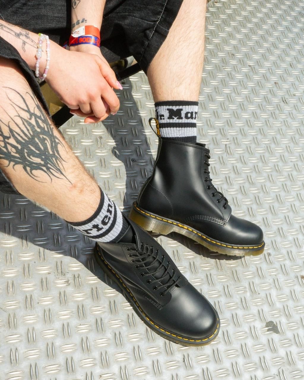 Dr. Martens 1460 Smooth Leather Lace Up Erkek Bot - vitruta