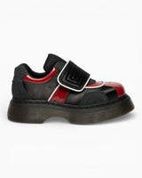 Dr. Martens Buzz Strap Kadın Ayakkabı Black/Scarlet Red