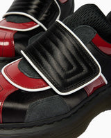 Dr. Martens Buzz Strap Kadın Ayakkabı Black/Scarlet Red