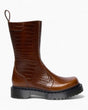 Dr. Martens Rejena Croc Emboss Leather Kadın Bot Mocha Brown