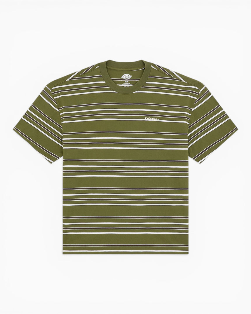 Dickies East Liberty Stripe SS Erkek T-Shirt Cypress