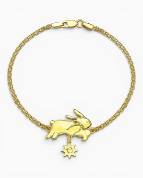 Esora Bunny Bracelet - Gold Gold