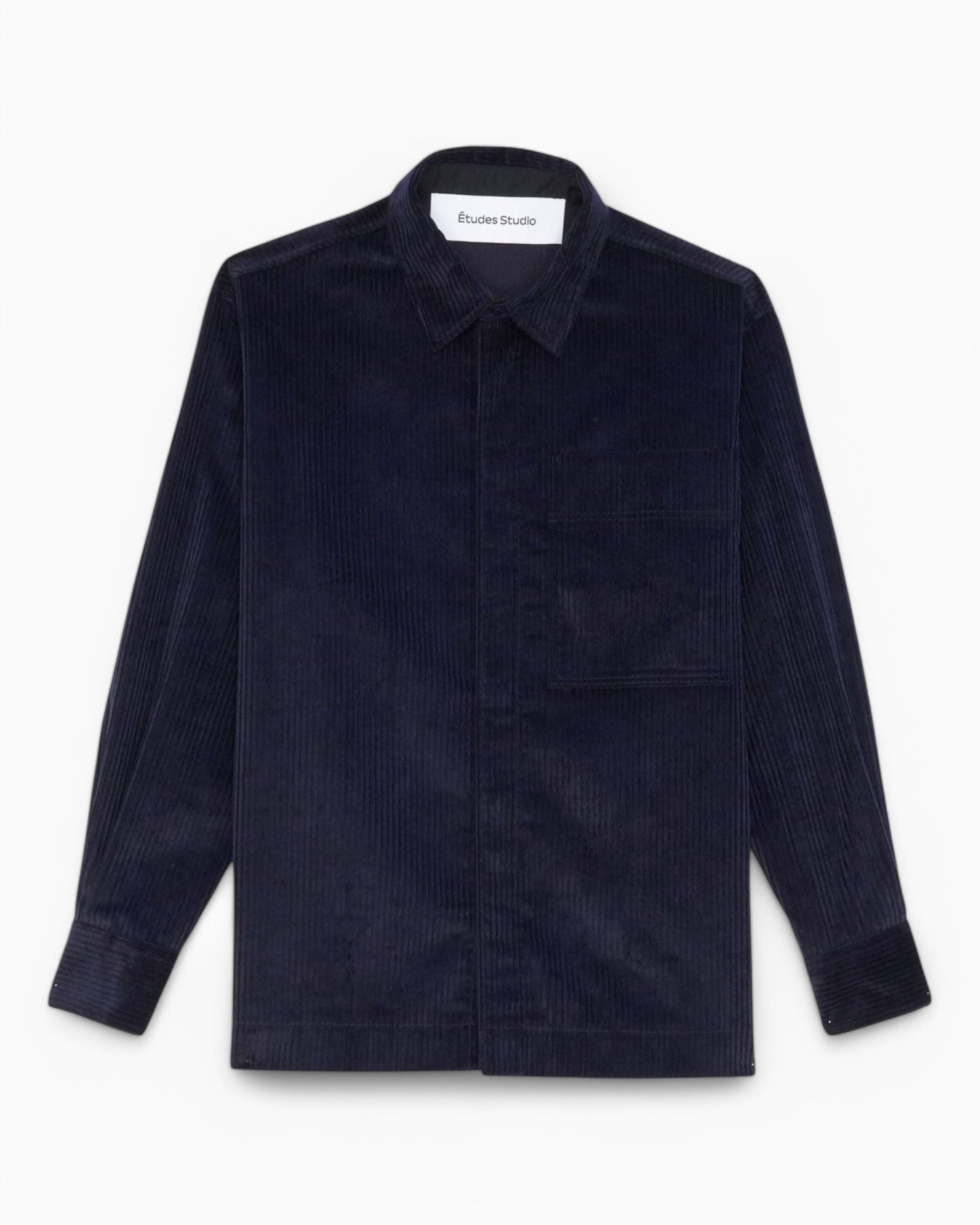 Études Studio Corduroy Overshirt Erkek Gömlek Ceket Navy