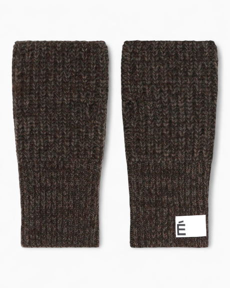 Études Studio Wool Mittens Dark Brown