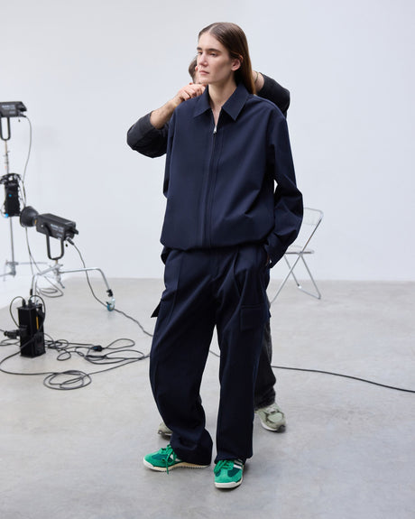 Études Studio Wool Zipped Overshirt Erkek Ceket