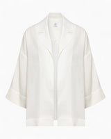Fine People Community Ocean Erkek Keten Kimono Ceket Off - White