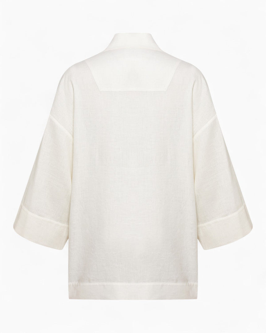 Fine People Community Ocean Erkek Keten Kimono Ceket