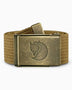 Fjällräven Canvas Brass Belt 4 cm Buckwheat Brown