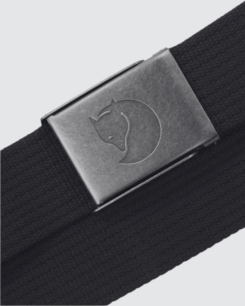 Fjällräven Canvas Brass Belt 4 cm Buckwheat Brown