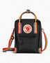 Fjällräven Kånken Rainbow Sling Black-Rainbow Pattern